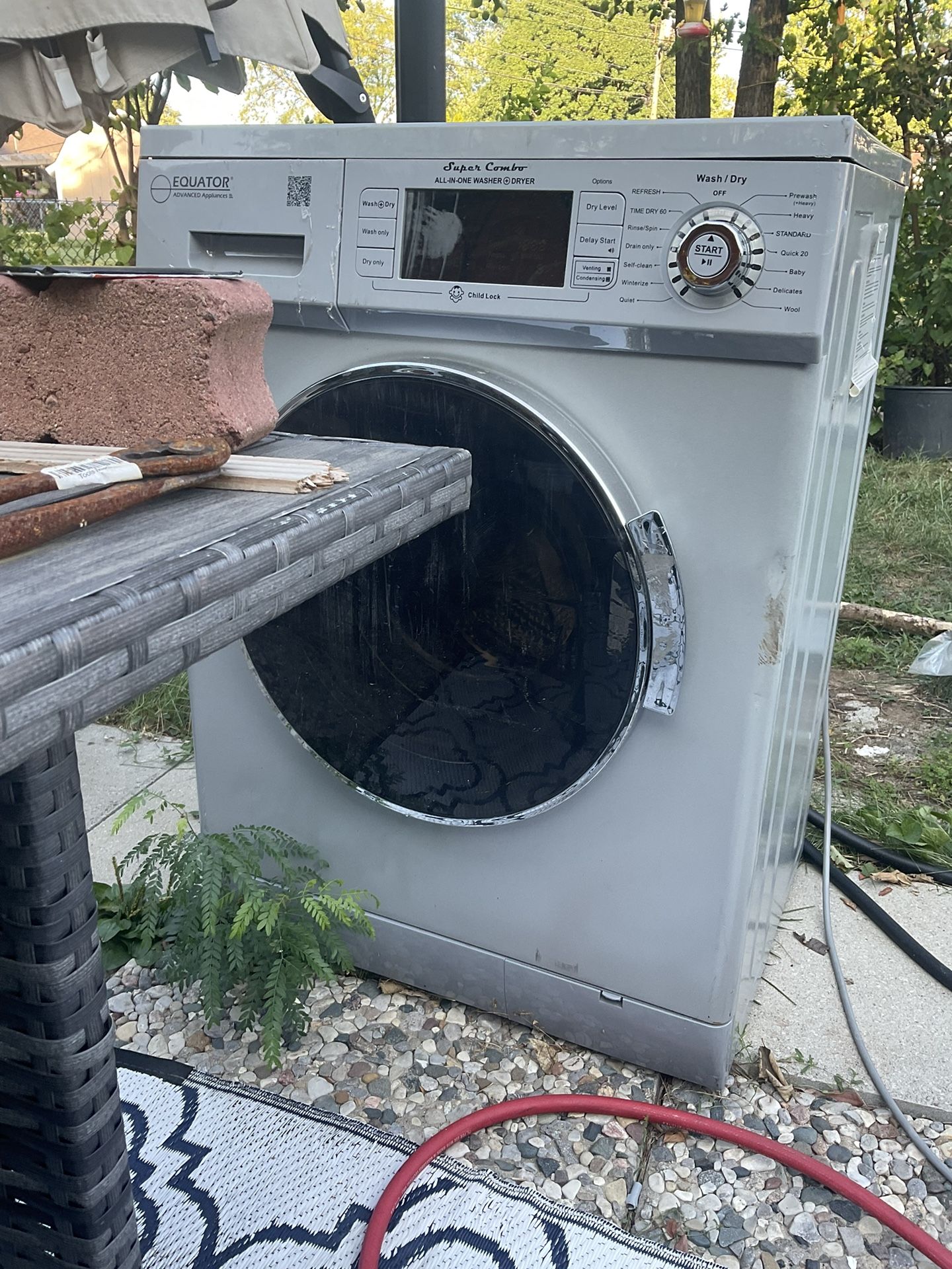 Washer Dryer RV 110V Combo Unit New Scratch N Dent