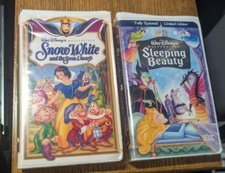 Snow White & Sleeping Beauty VHS 1990s