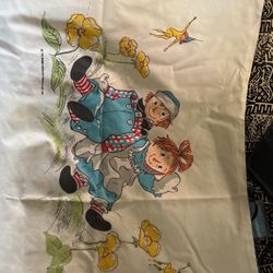 Vintage Raggedy Anne Pillow Cases - 2 