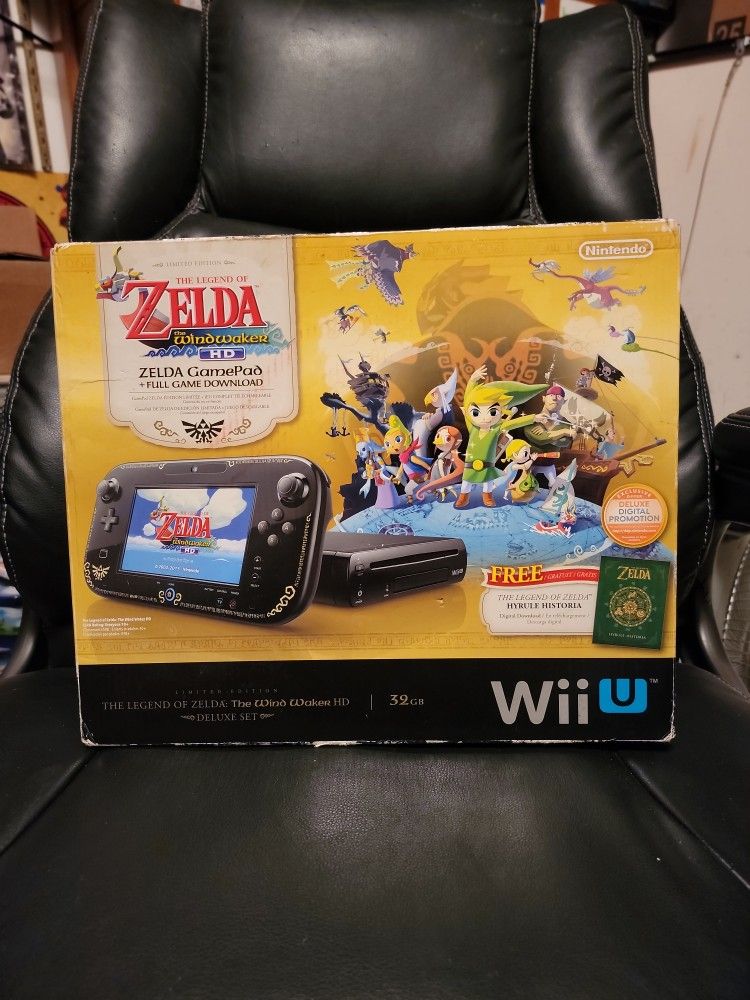 Nintendo Wii U Zelda Wind Waker Console