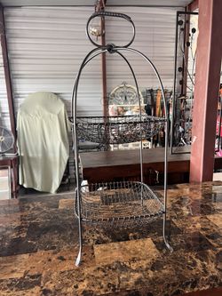 2 Tier Metal Fruit Rack 