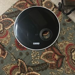 Never Used Evans Emad Resonant Kick Drum Head 