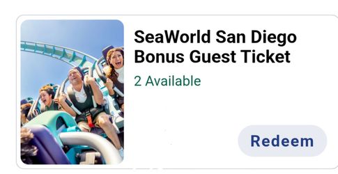 SeaWorld 2 tickets, I can put your name on it
