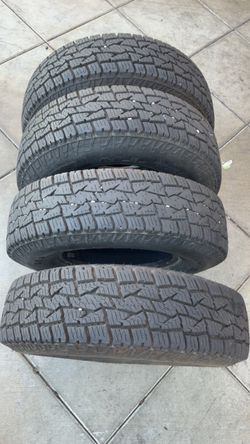 LT 235-85-16   E-Range Ten Ply Tires.  4-Tires.  Tires have less than 5000 miles