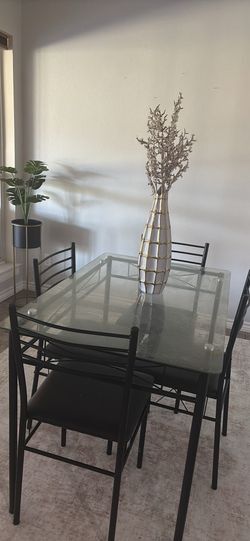 Table with four chairs