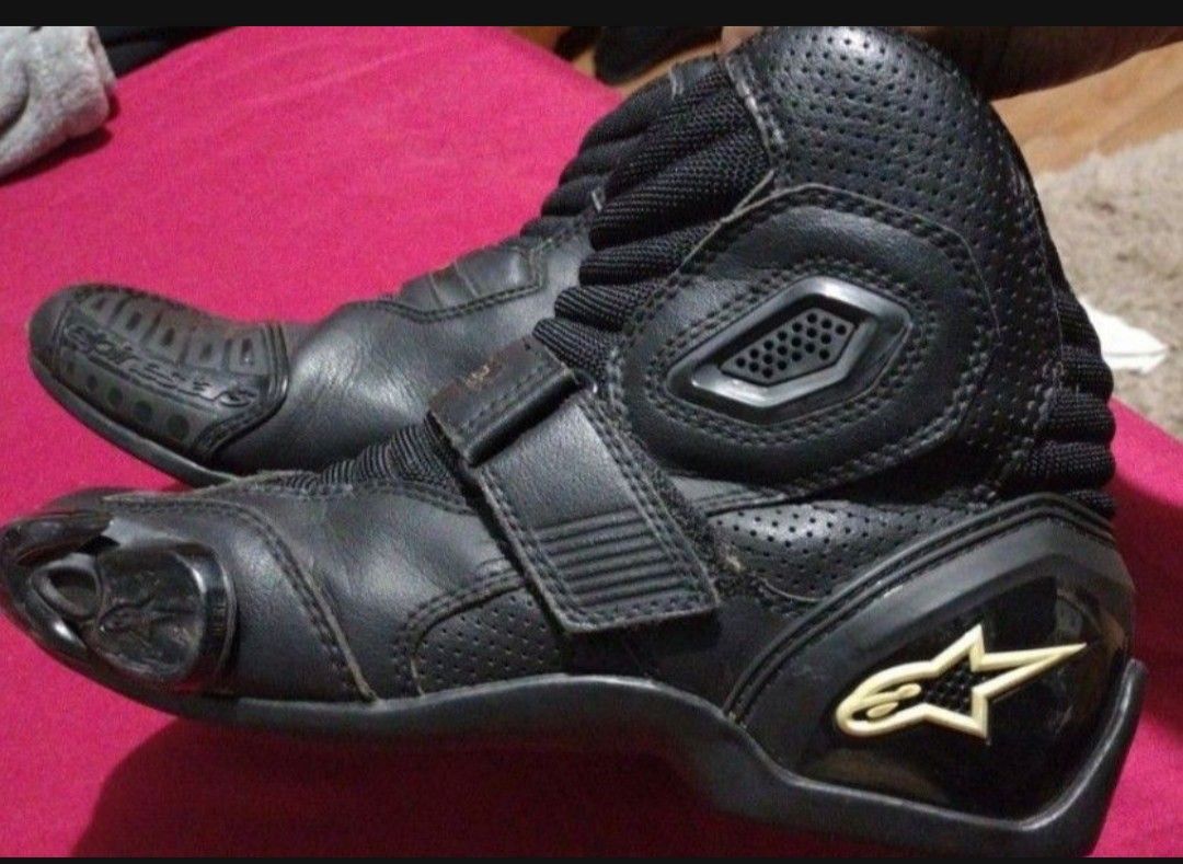 Alpine stars S-MX 1 Motorcycle Boots Mens Size 8 US -EUR 42