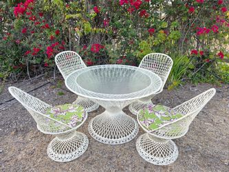Vintage Spun Fiberglass Tables and Chairs Set