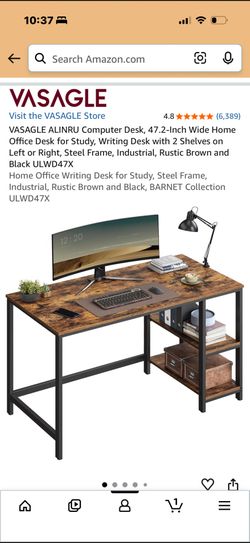Study Desk With Extension Tray