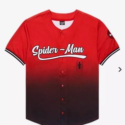 Loungefly Spiderman Baseball Jerseys In Sizes L &2Xl