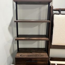 Bookshelf Storage Drawer (x2) Used As Nightstands 