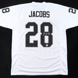 Josh Jacobs Signed Jerseys Authenticated By Beckett 