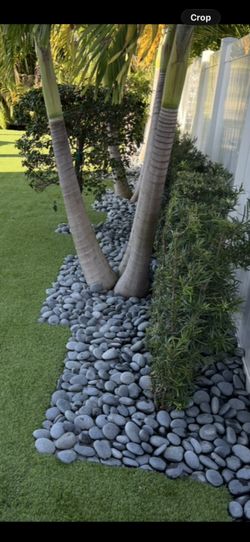 Grey Beach Pebble. $13 per 30 pound bag. Unbeatable prices.