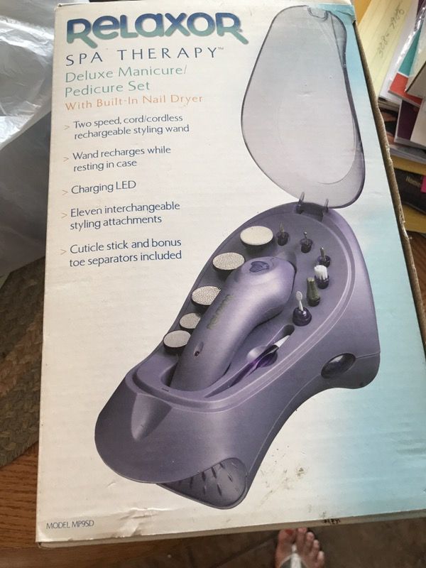 Deluxe manicure/ pedicure set never opened.