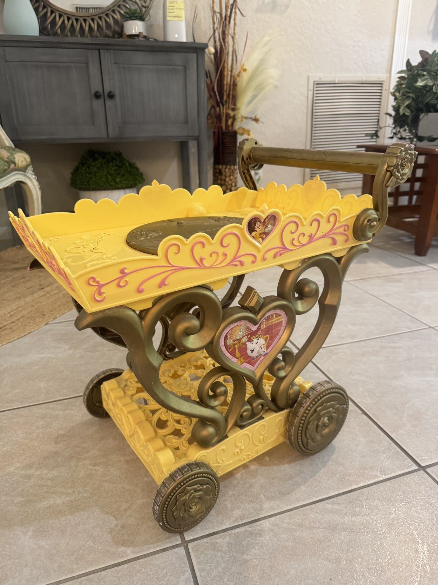 Belle And The Beast Toy Cart