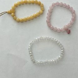 Set of 3 Flexible Fashionable Bracelets