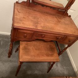 Solid Wood Furniture Bedroom Set From ~1970’s