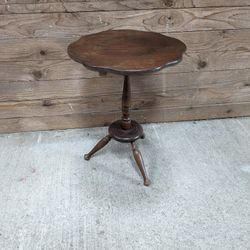 Antique Folding Side Table