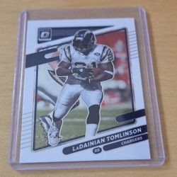 2021 Donruss Optic #50 LaDainian Tomlinson San Diego Chargers