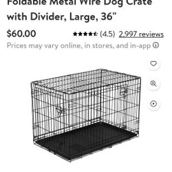 Cage Dog 36"