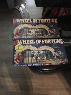 Wheel of Fortune Board Game – Lot of 2