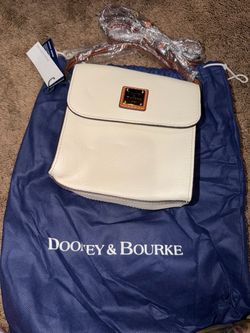 Dooney & Bourke Cream Leather Crossbody Bag