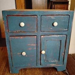 Country Cupboard W Drawers. Heavy 