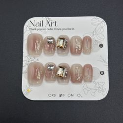 Press On Nails Size S Reusable Handmade