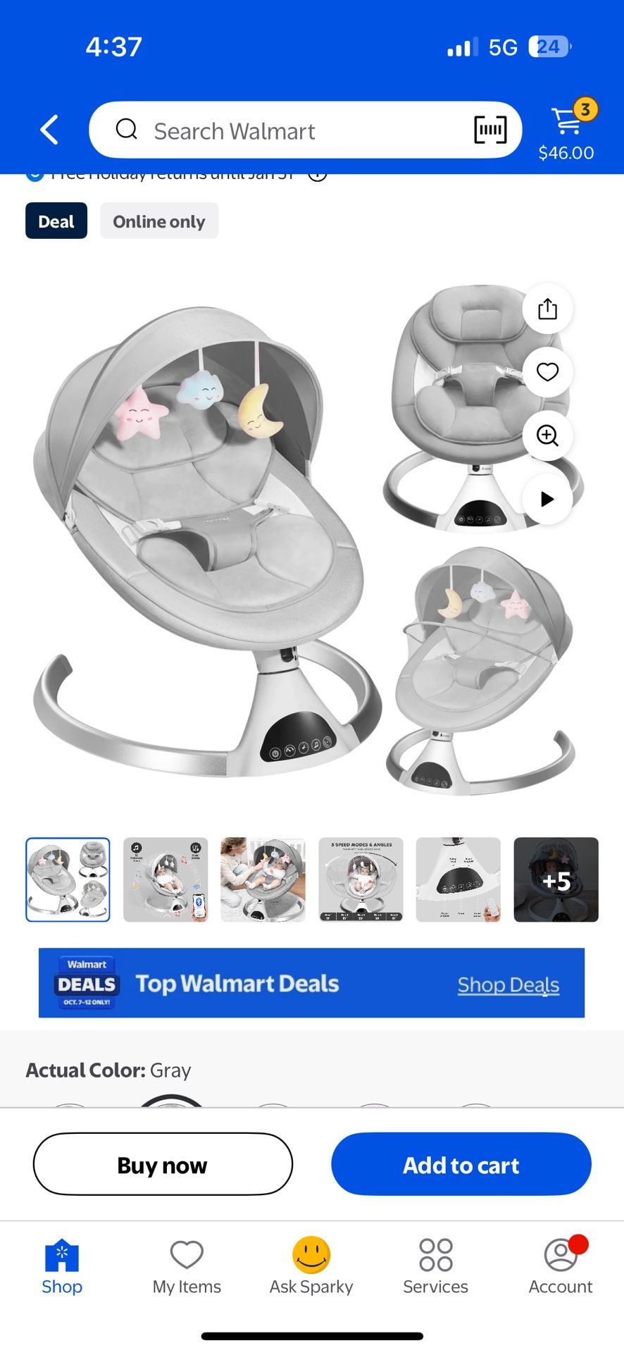 HARPPA Baby Swing 