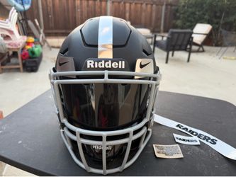 Raiders Custom Matte Black Helmet