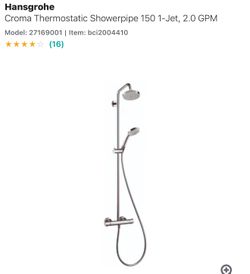 Hansgrohe Shower Set - Brand New In box
