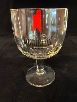 Michelob Thumbprint Goblet (Red Banner)