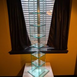 Vintage Acrylic CD Media Collectible Display Tower
