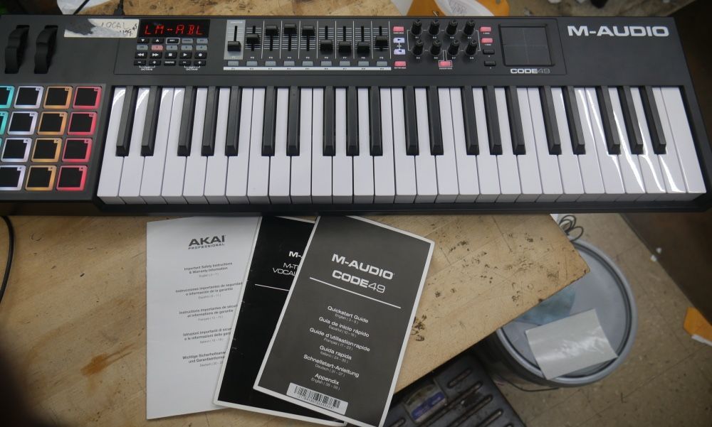 M-AUDIO KEYBOARD CODE 49 864796-1