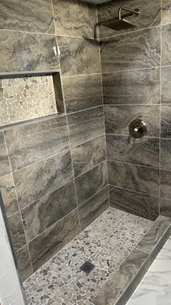 Tile , Floor , Showers. Backsplash 