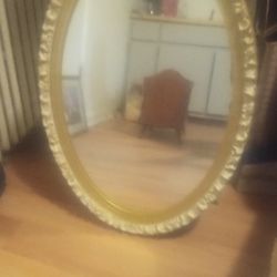 Gold Frame Mirror 