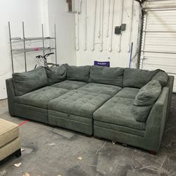 Thomasville tisdale 6 piece modular sectional
