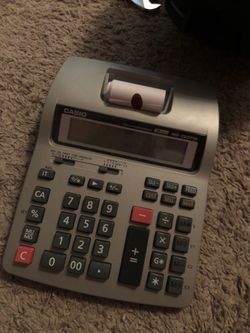 Casio calculator and printer