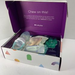 Babylist Teether Box Infant Gift Set Silicone NEW