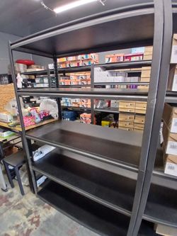 Storage Shelves Unit 5 Tier Metal Shelving