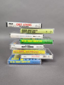 New Vintage Sealed Country Cassette Tapes