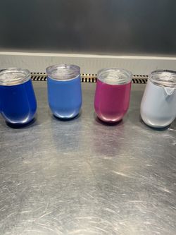 Four (4) wine tumblers for only $5.00
