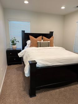 Bed and mattress