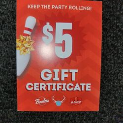 $5 Bowlero/Luckystrike Gift Certificate