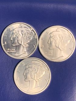 Mercury Dime design silver