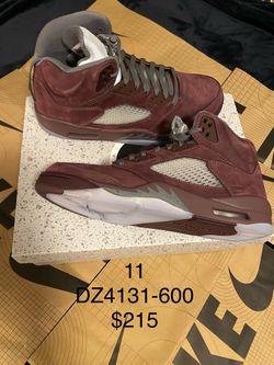 Jordan 5 Burgundy 