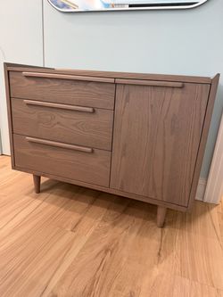 Mid-Century Modern Wood Sideboard Dresser