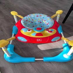 return draw Reliable Infant Walker Fun Steps and Safe Design