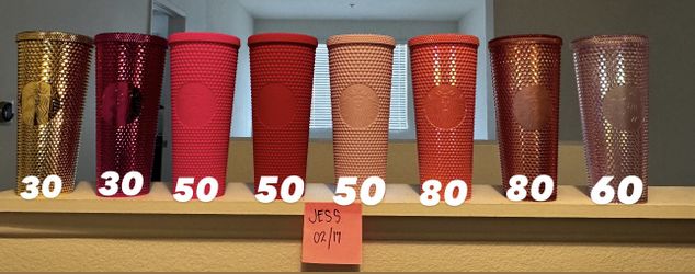 Starbucks Studded Cups