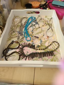 Vintage Bone,Ivory, Shell,coral,Turquoise Necklaces Price each AVAILABLE