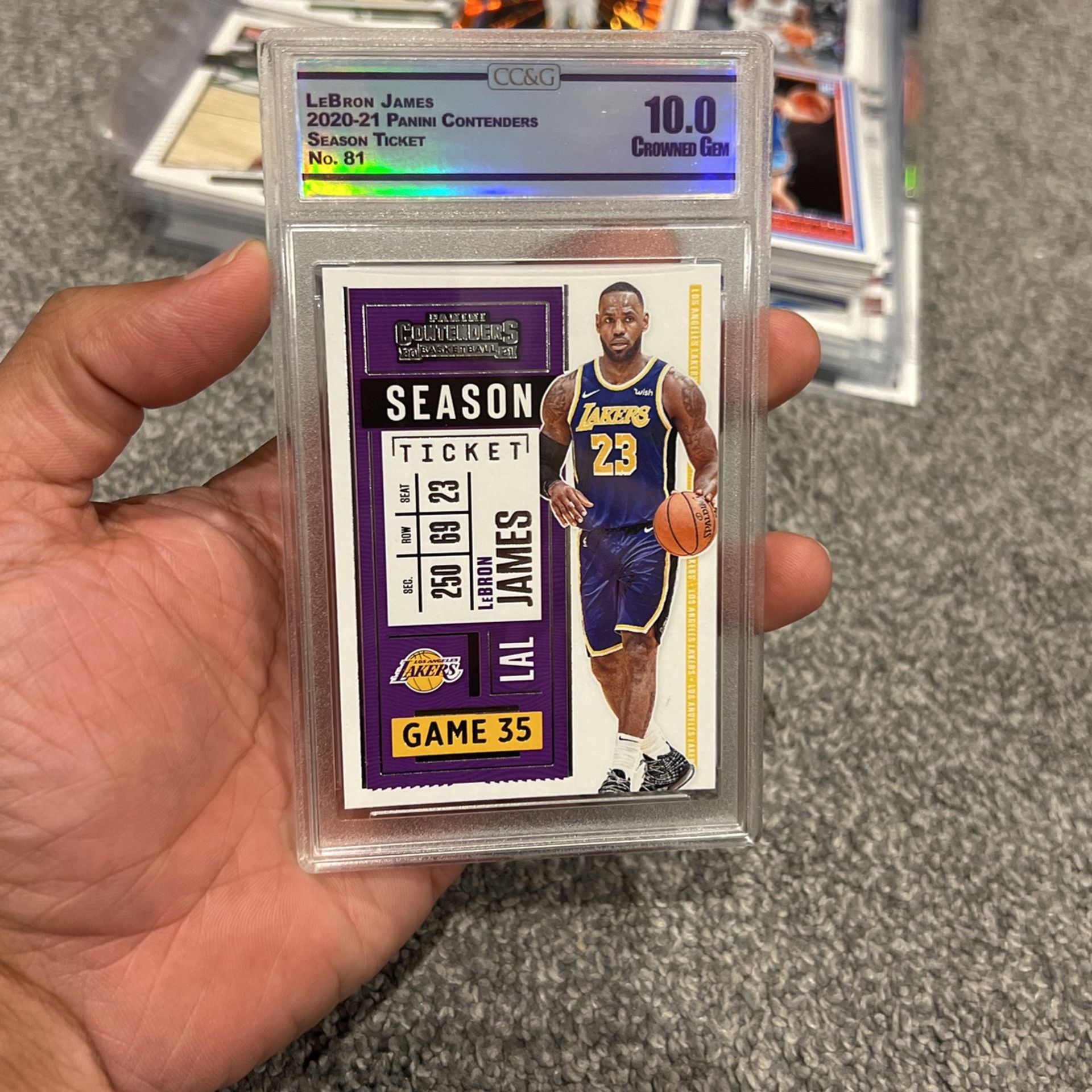 2020 21 Panini Contenders LeBron James #81 Graded 10 Slab,All Products : American Fashion Style Bags On Sale